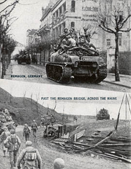 [78 Inf Div: Remagen, Germany; Past the Remagen Bridge, Across the Rhine]