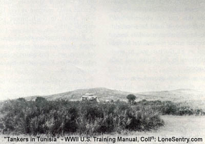 [What a German Mark III Tank looks like against the background of North African terrain]