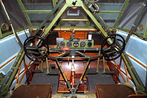 Cockpit of the Waco CG-4A.